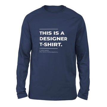 Designer Tshirt Men/Unisex Drop Shoulder Sweatshirt in Navy color